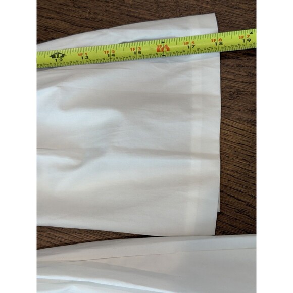 La Ligne Belle Smocked Cotton Poplin Midi Dress Women’s Sz M White MRSP $350 NWT - Picture 12 of 16